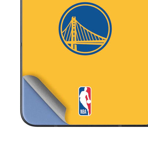 NBA Golden State Warriors Standard - Yellow Galaxy Z Fold5 5G Skin